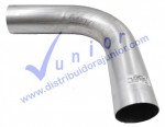 Codo 90Â° x 4 Universal Aluminio Doblado Radio 6